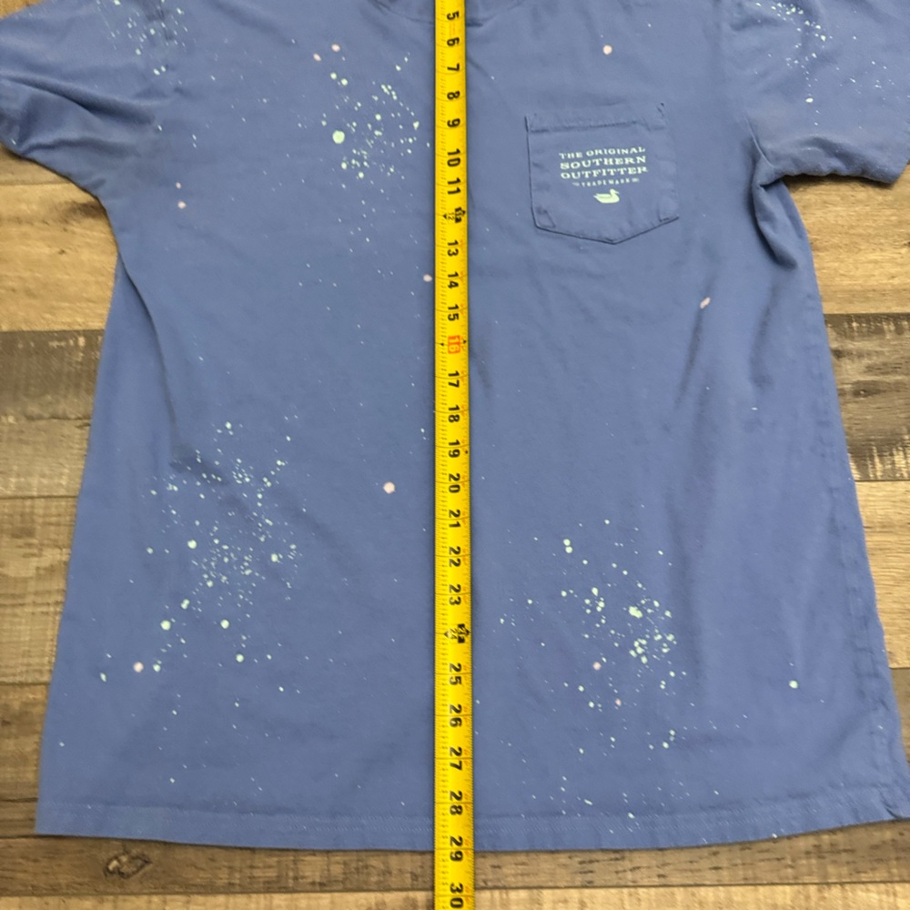 Southern Outfitters “Blue Splatter” T-Shirt - Picture 4 of 4